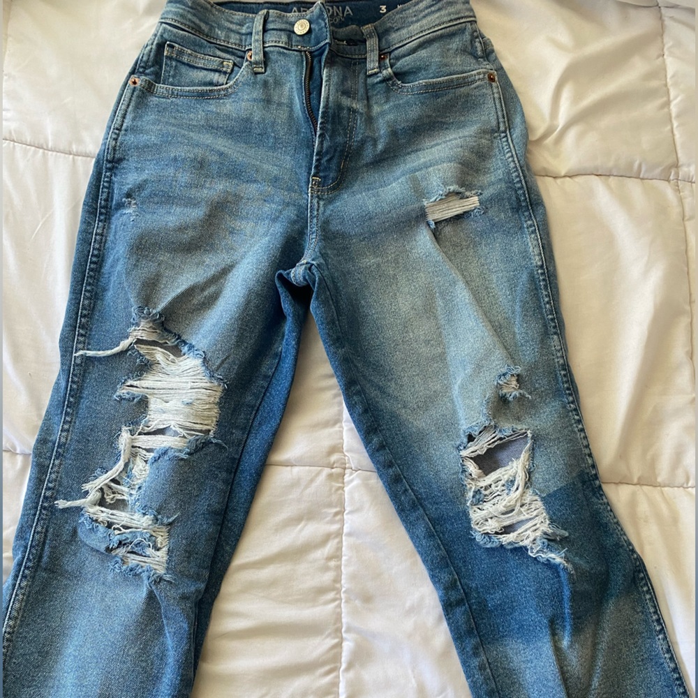 High Waisted Mom Jeans